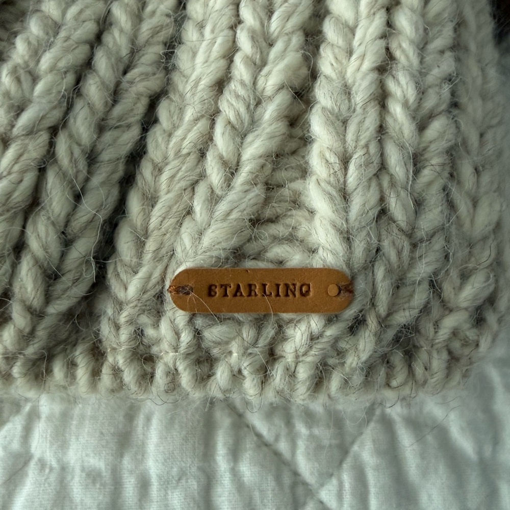 Stylish Kids Knit Hat with Faux Fur Pom Poms - Picture 6 of 6